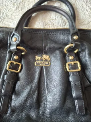 Bolso Piel Negro Coach
