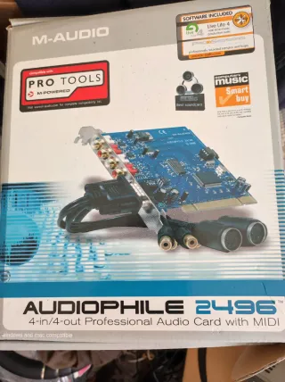 Tarjeta Sonido M-Audio Audiophile 2496