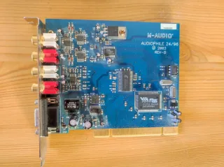 Tarjeta Sonido M-Audio Audiophile 2496