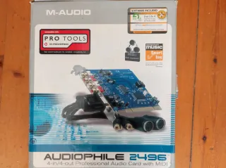 Tarjeta Sonido M-Audio Audiophile 2496