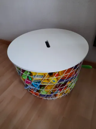 Mesa almacenaje Ikea 60cm blanca