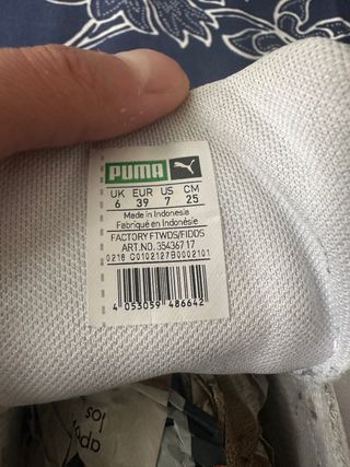 Zapatillas Puma Basket Blancas