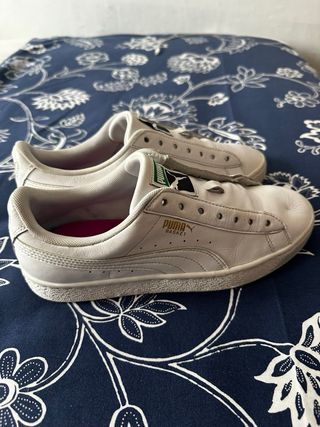 Zapatillas Puma Basket Blancas