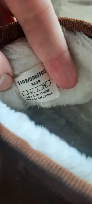 Botas Lefties tipo Ugg marrones