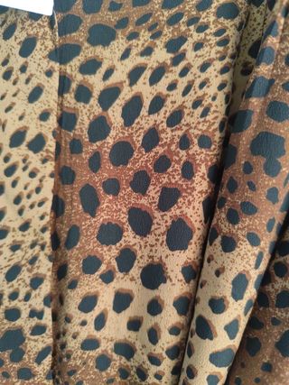 Vestido Mango Animal Print Talla XL