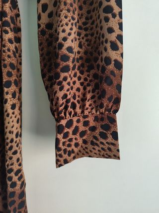 Vestido Mango Animal Print Talla XL