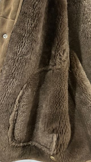 Chaqueta de piel forrada