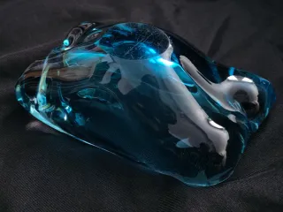 Cenicero Cristal Bohemia Checo Vintage 1KG