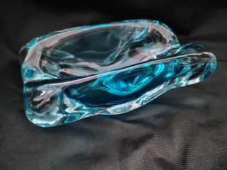 Cenicero Cristal Bohemia Checo Vintage 1KG