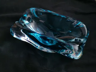 Cenicero Cristal Bohemia Checo Vintage 1KG