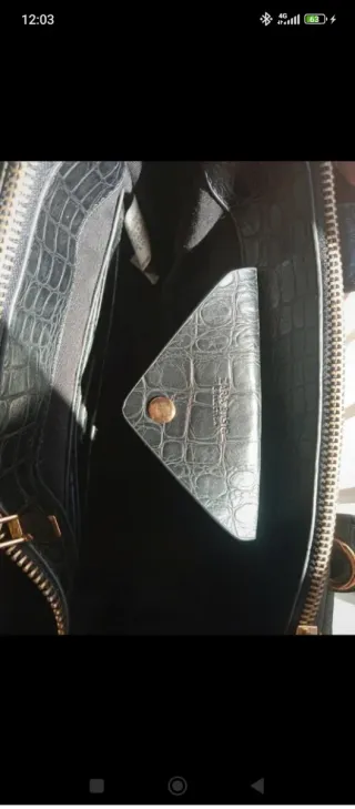 Bolso Mujer Zara Negro