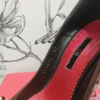 Salones Carolina Herrera Animal Print Talla 37