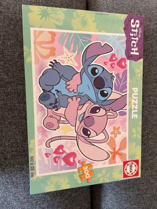 Puzzle 300 piezas Stitch y Ángel