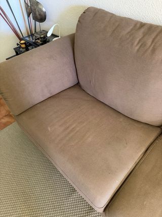 Sofá TIDAFORS IKEA 3 plazas marrón beige