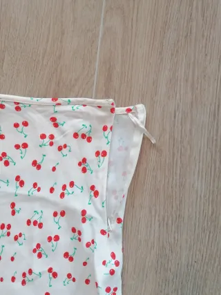 Minifalda satinada corte evasé