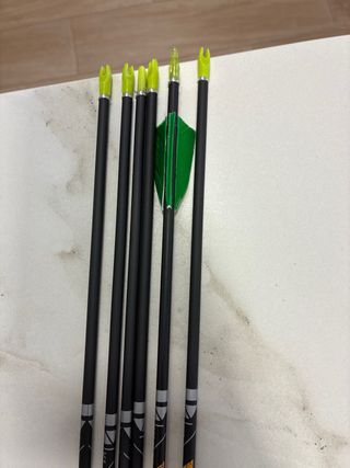 Set di frecce per tiro con l'arco (6 frecce)