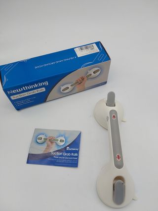 Nuovi binari di aspirazione per bagno Newthinking, maniglie portatili con indicatore, maniglie di sicurezza per vasca