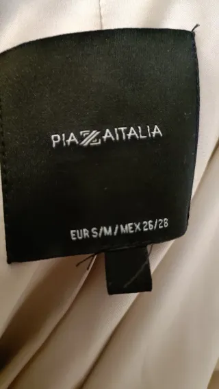 Eco pelliccia Piazza Italia beige panna