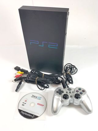 Consola PlayStation 2 PS2 Negra + Accesorios