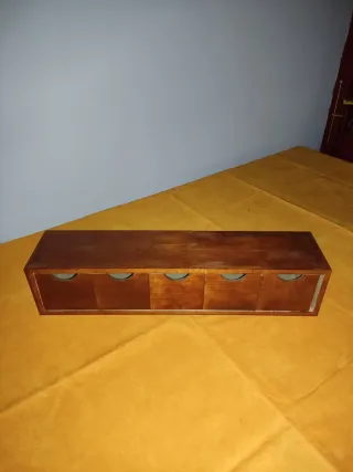 Cajonero de madera para especias