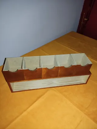 Cajonero de madera para especias