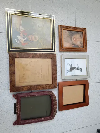 Lote 6 Portafotos Varios Diseños