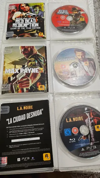 Pack 3 Juegos PS3 Rockstar Games