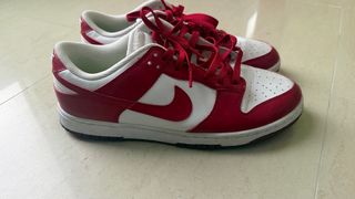 Zapatillas Nike Dunk Low Rojas y Blancas