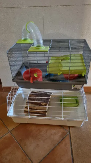 Jaula Hámster/Cobaya con Accesorios