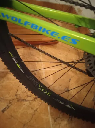 Bicicleta Montaña Wolfbike Verde NUEVA