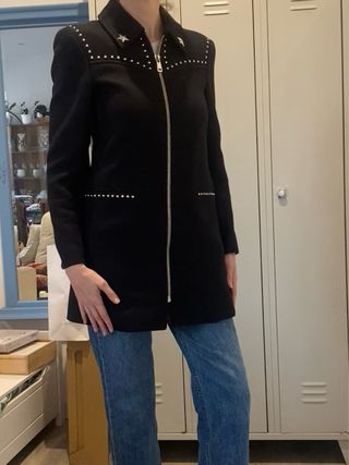 Chaqueta Zara Lana Estrellas Talla XS