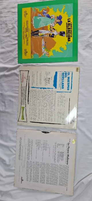 Lote 3 Vinilos Antiguos: Clásica, Flamenco, Musica