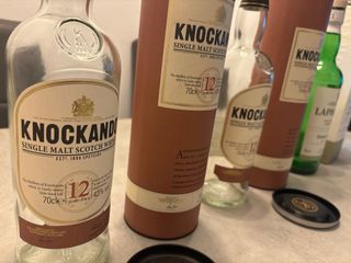 3 Bottiglie di Whisky Vuote + Scatole