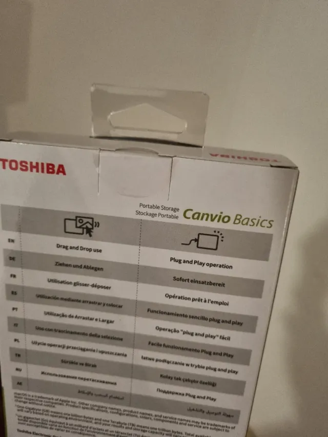 Disco Externo Toshiba 4TB + Recuperación de datos