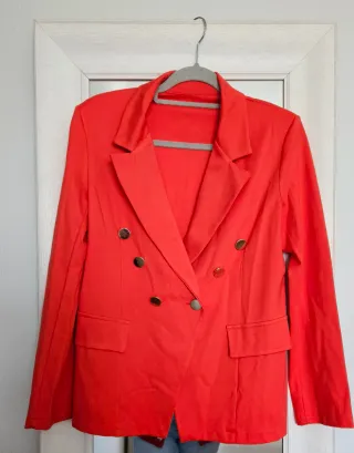 Traje coral doble botonadura