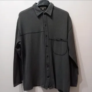 Maglia-camicia uomo New Boxser grigia taglia M