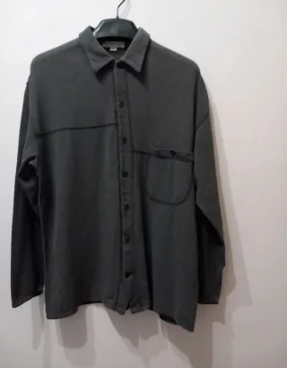 Maglia-camicia uomo New Boxser grigia taglia M