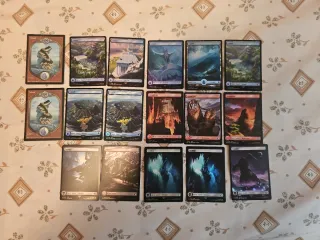 Pack 15 tierras foil + 2 Islas
