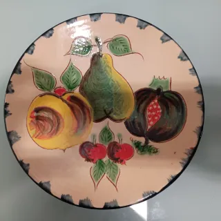 4 Piatti Decorativi Frutta