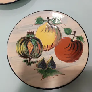 4 Piatti Decorativi Frutta