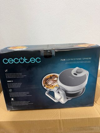 Gofrera Cecotec Gofrestone Sphere 1000W