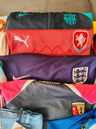 Lote Camisetas Fútbol Originales Varias Marcas