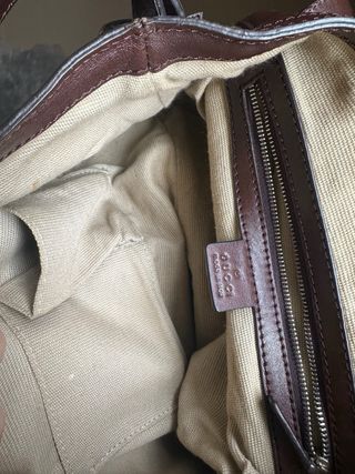 Borsa Gucci vintage in tela GG monogram  #gucci