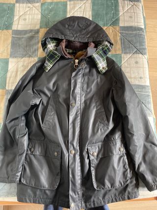 Cazadora de niño BTS Talla 16 Negra/Marrón