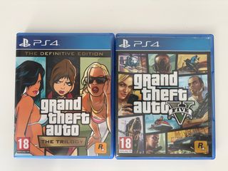Pack GTA Trilogy + GTAV PS4