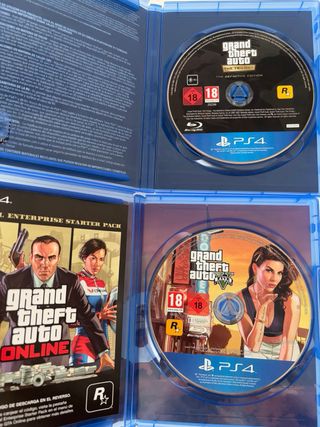 Pack GTA Trilogy + GTAV PS4