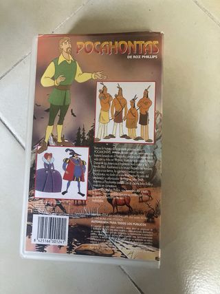 Película VHS Pocahontas (Español)