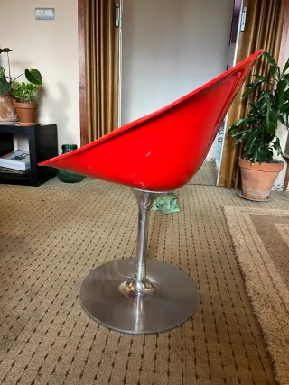 Silla Diseño Kartell Philippe Starck Roja