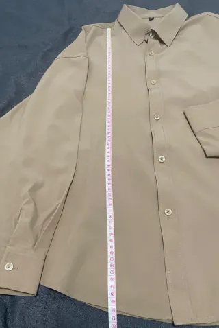 Camisa beige talla M