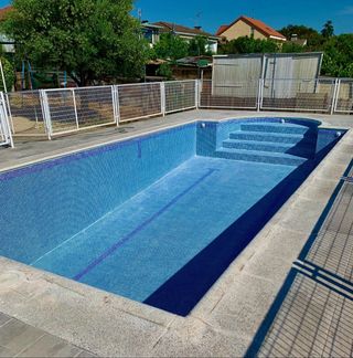 Lechada para piscinas, mantenimiento y obra